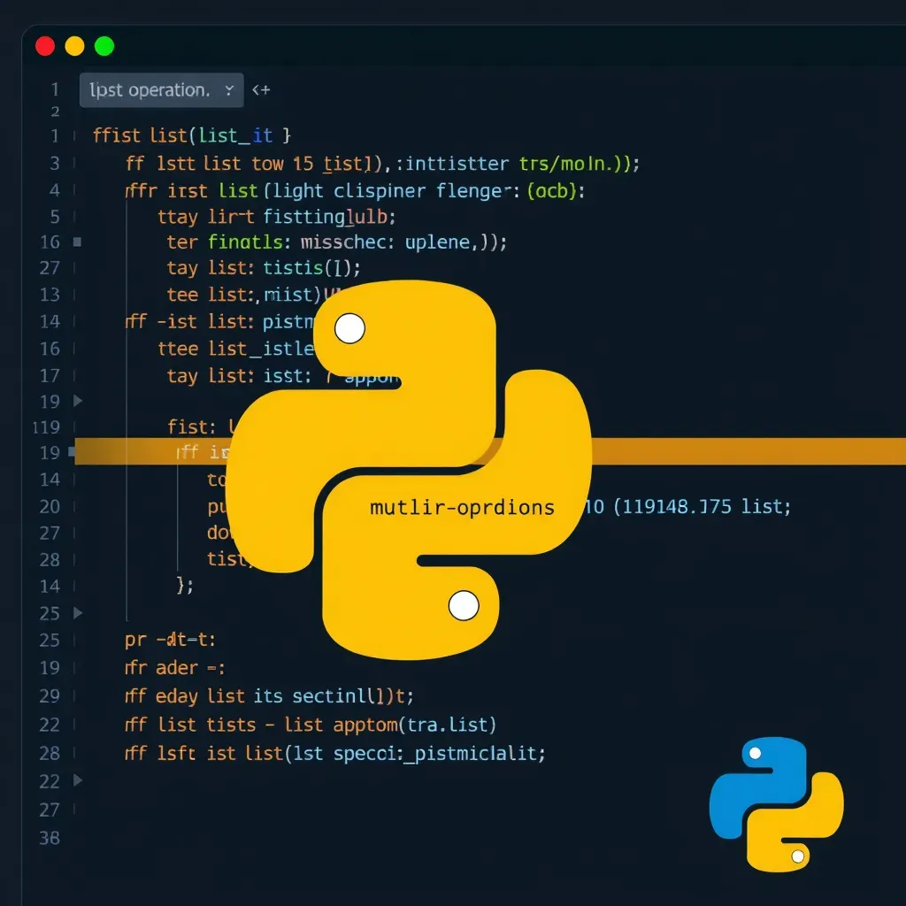 Iteration durch Listen in Python
