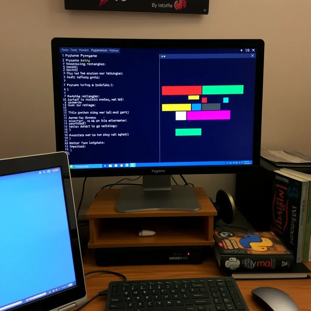 Pygame Rechteck Beispiel