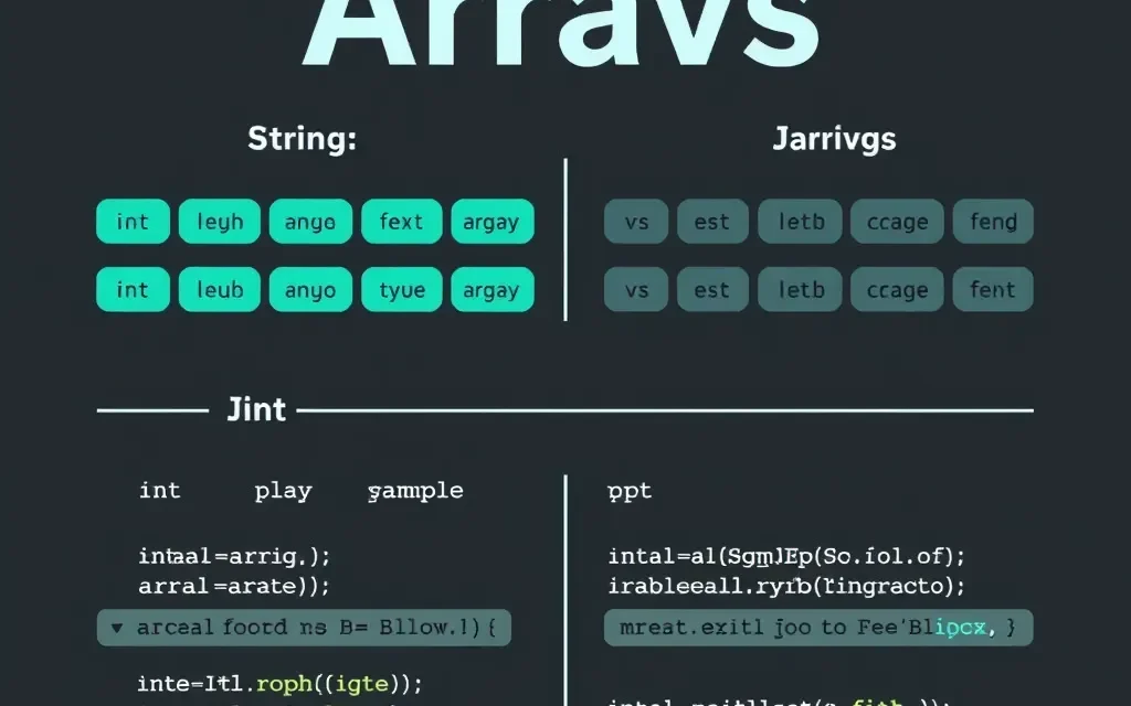 Entdecken Sie die Welt der Java Arrays: von der Deklaration bis zur Anwendung