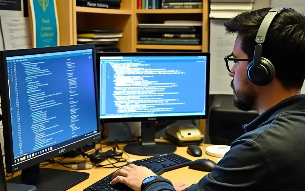Entdecken Sie die Aufgaben eines Programmierers und Anwendungsentwicklers sowie die Ausbildungsmöglichkeiten in der IT-Branche.